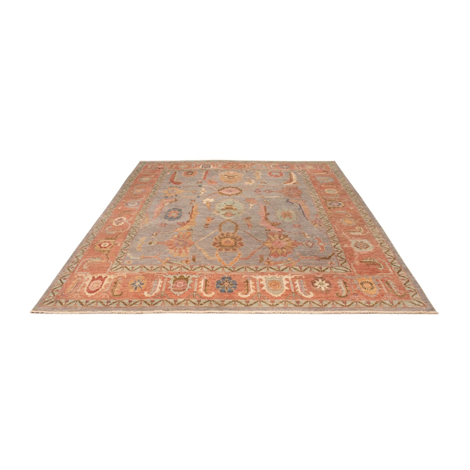 Ziegler Teppich - Usak - 306 x 243 cm - hellblau