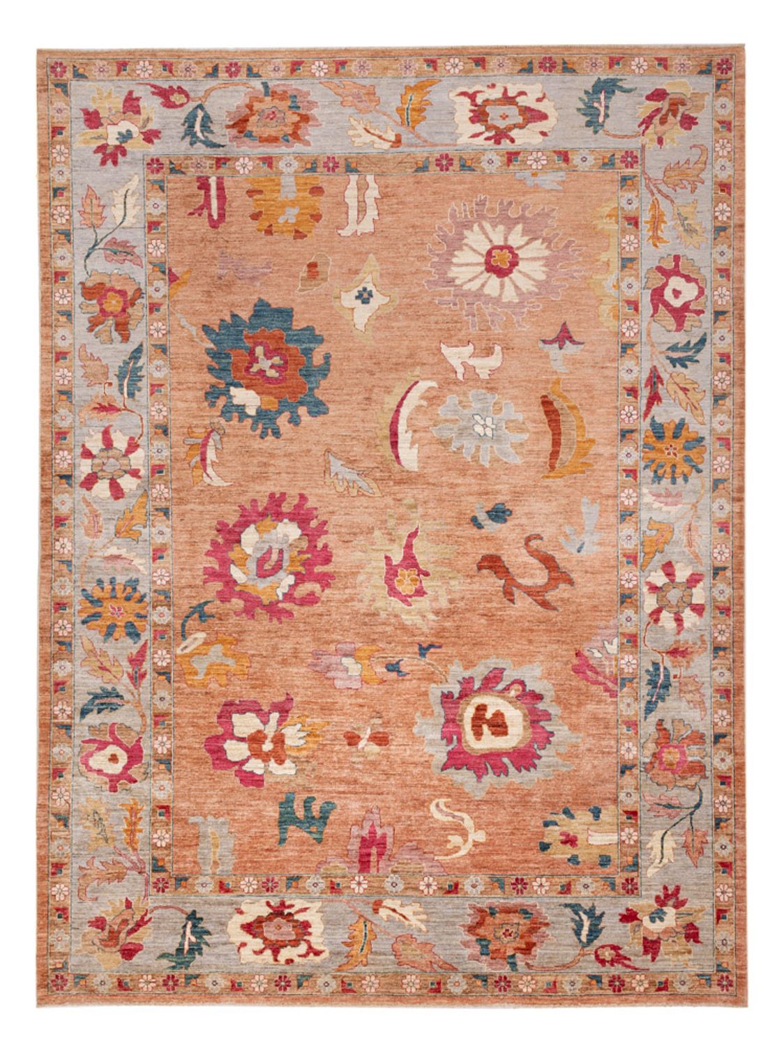 Ziegler Teppich - Usak - 331 x 244 cm - hellbeige