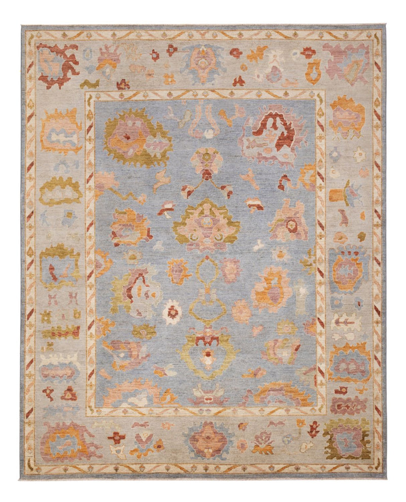 Ziegler Teppich - Usak - 306 x 245 cm - hellblau
