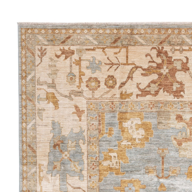 Ziegler Teppich - Usak - 348 x 246 cm - hellblau