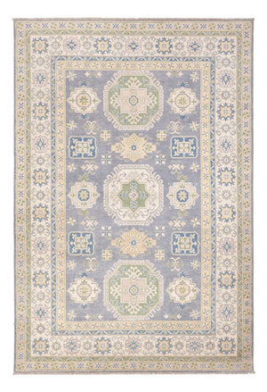 Ziegler Teppich - Kazak - 299 x 201 cm - seeblau