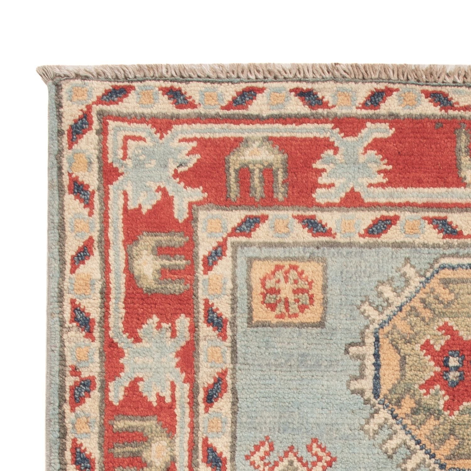 Ziegler Teppich - Kazak - 96 x 60 cm - hellblau