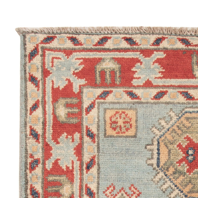 Ziegler Teppich - Kazak - 96 x 60 cm - hellblau