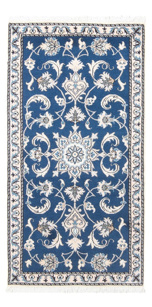 Perserteppich - Nain - 135 x 71 cm - blau