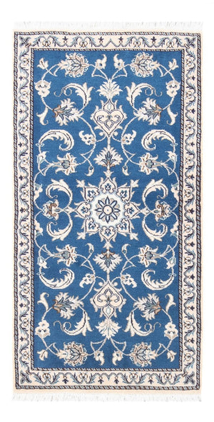 Perserteppich - Nain - 137 x 69 cm - blau