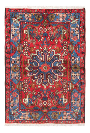 Perserteppich - Nomadic - 140 x 100 cm - rot