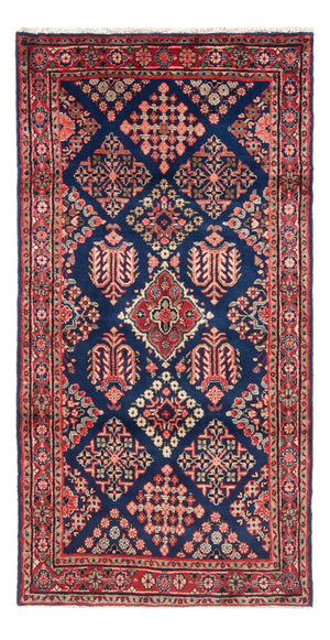 Läufer Perser - Nomadic - 204 x 96 cm - dunkelblau