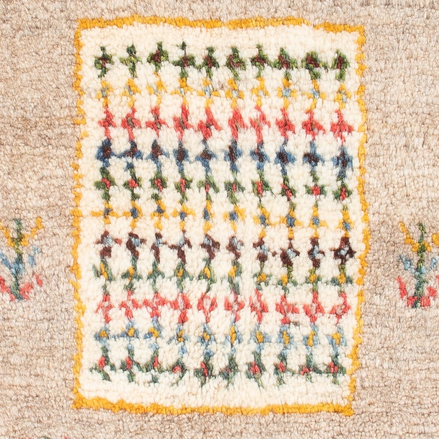 Gabbeh Teppich - Perser - 60 x 40 cm - mehrfarbig