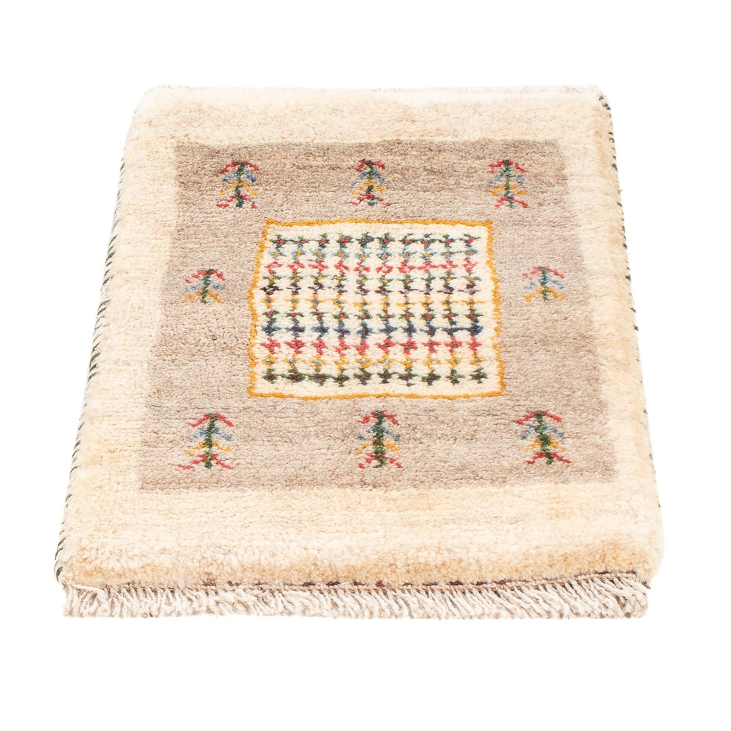 Gabbeh Teppich - Perser - 60 x 40 cm - mehrfarbig
