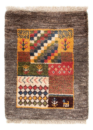 Gabbeh Teppich - Perser - 60 x 40 cm - mehrfarbig