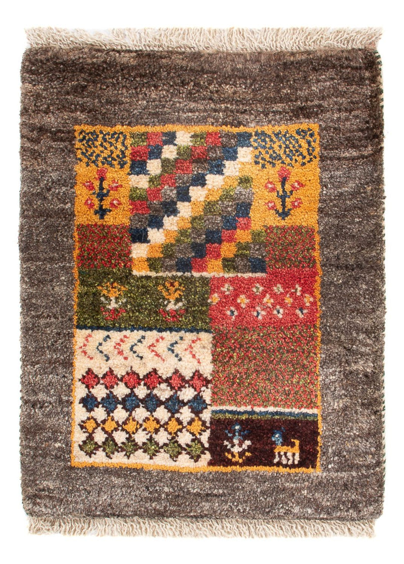 Gabbeh Teppich - Perser - 60 x 40 cm - mehrfarbig