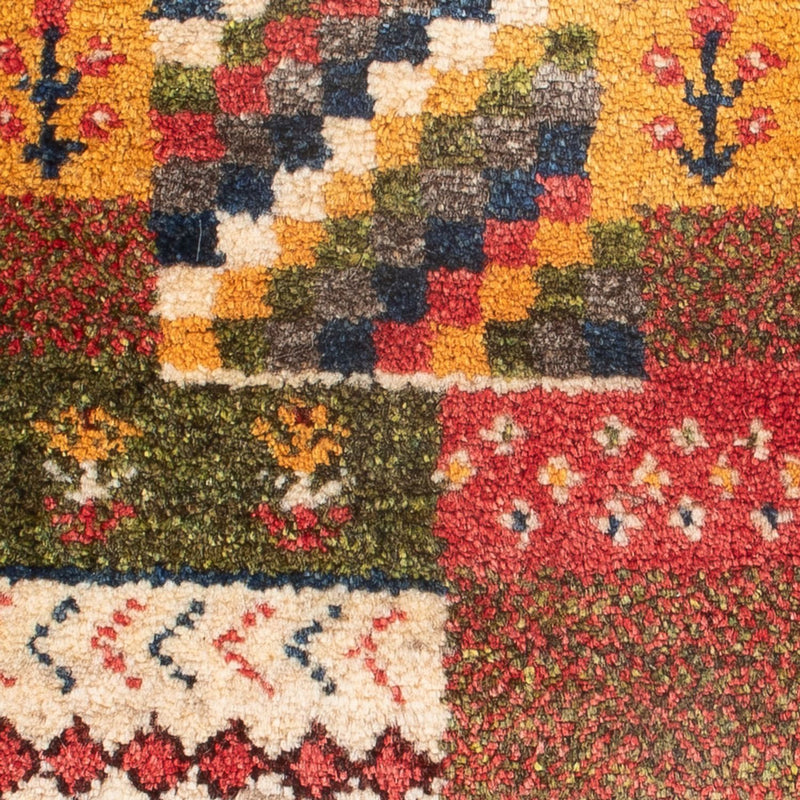 Gabbeh Teppich - Perser - 60 x 40 cm - mehrfarbig
