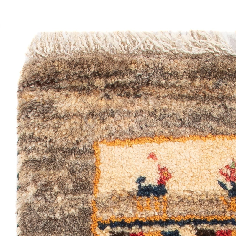 Gabbeh Teppich - Perser - 60 x 40 cm - mehrfarbig
