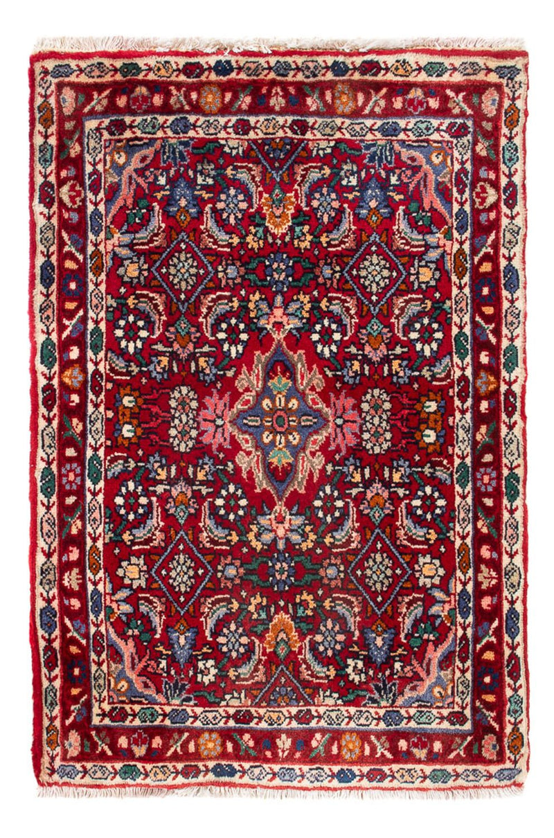 Perserteppich - Bidjar - 80 x 52 cm - bordeauxrot