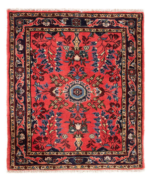 Perserteppich - Classic - 80 x 66 cm - rot