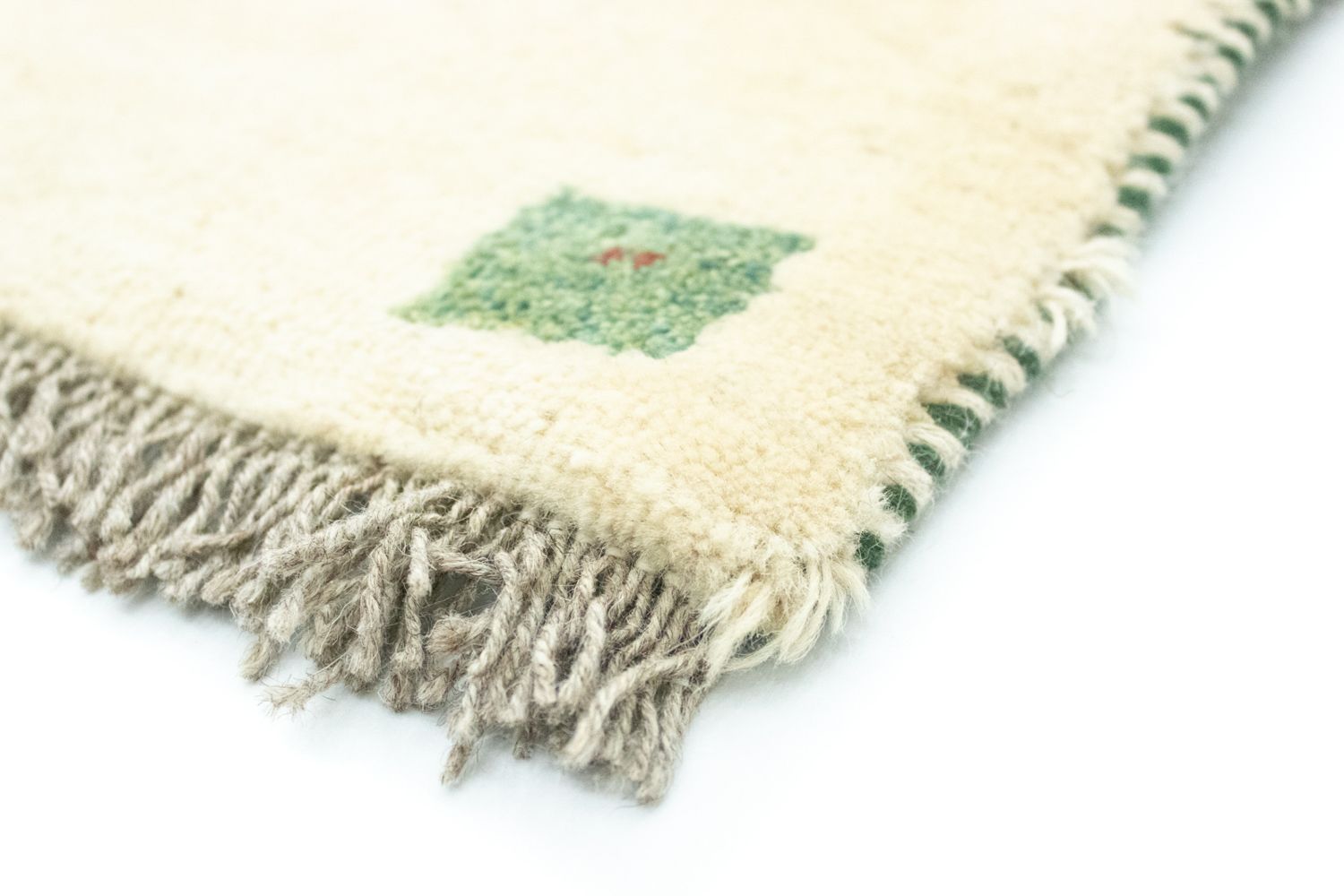 Gabbeh Teppich - Perser 60 x 40 cm - beige