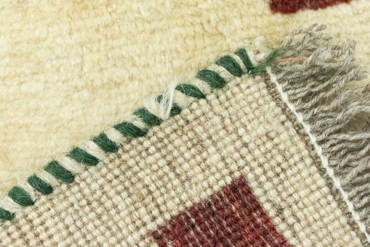 Gabbeh Teppich - Perser 60 x 40 cm - beige