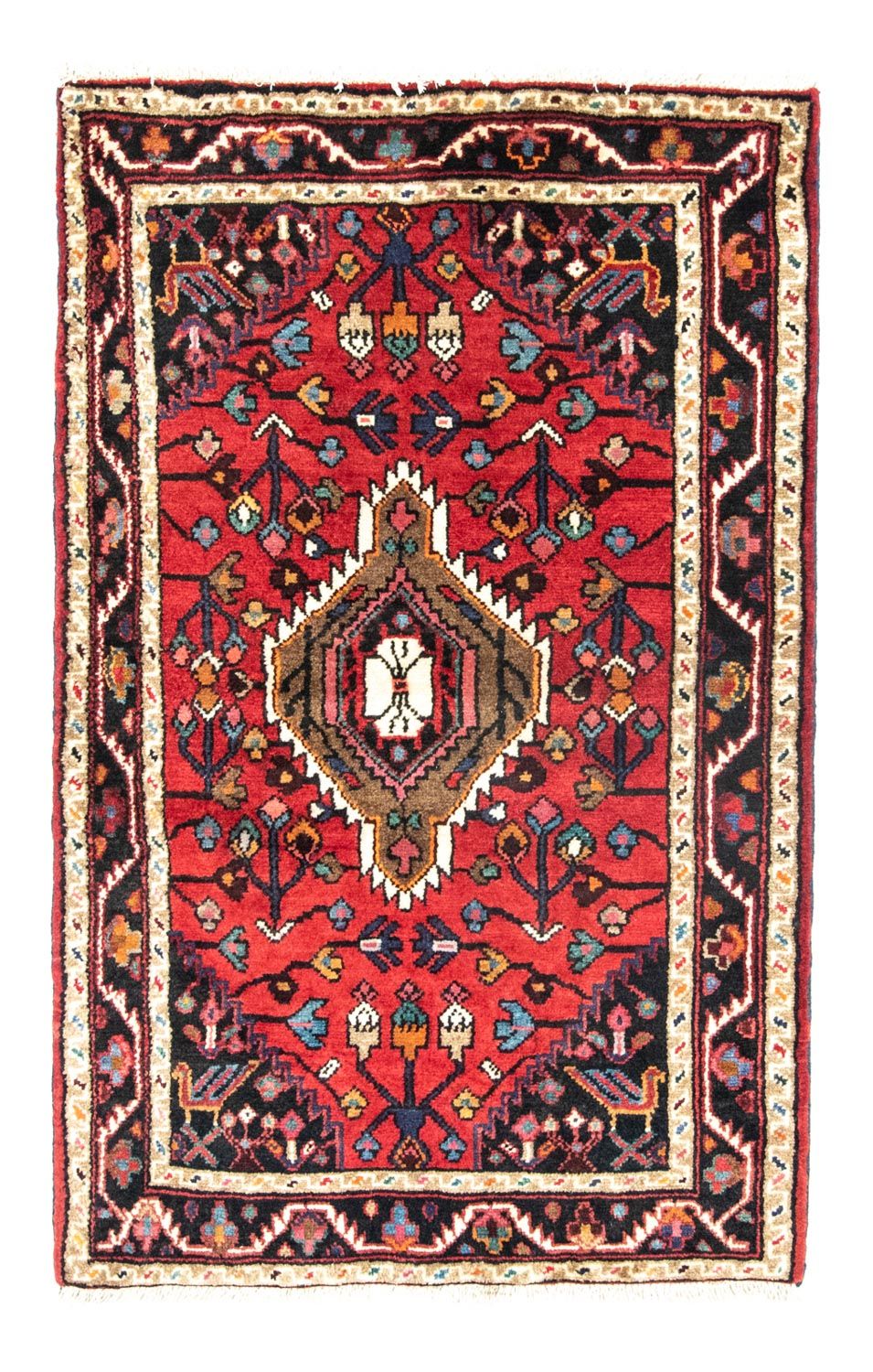 Perserteppich - Nomadic 133 x 85 cm - rot