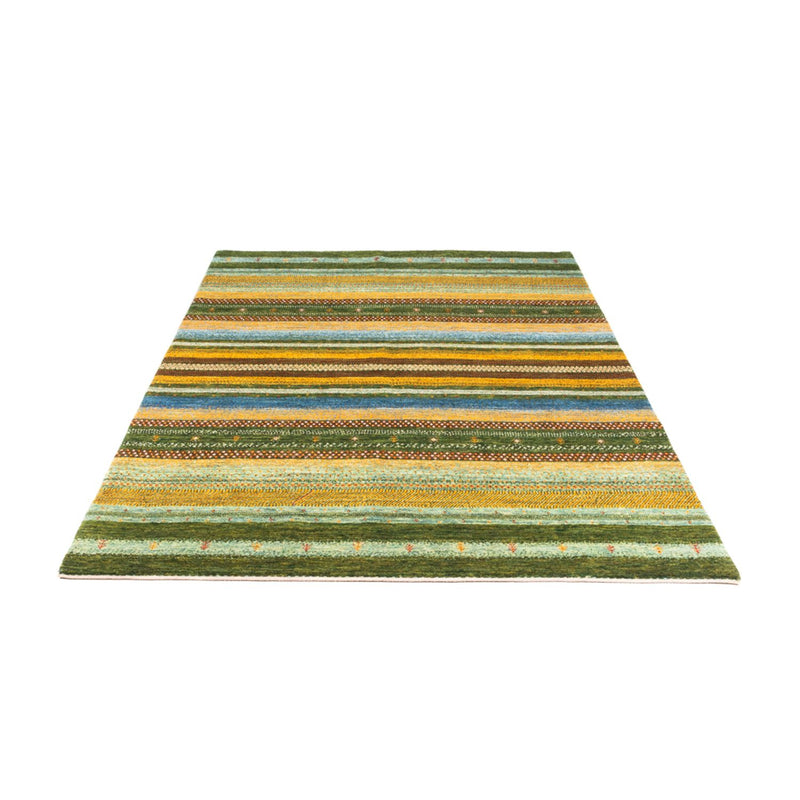Gabbeh Teppich - Loribaft Perser - Royal - 220 x 152 cm - grün