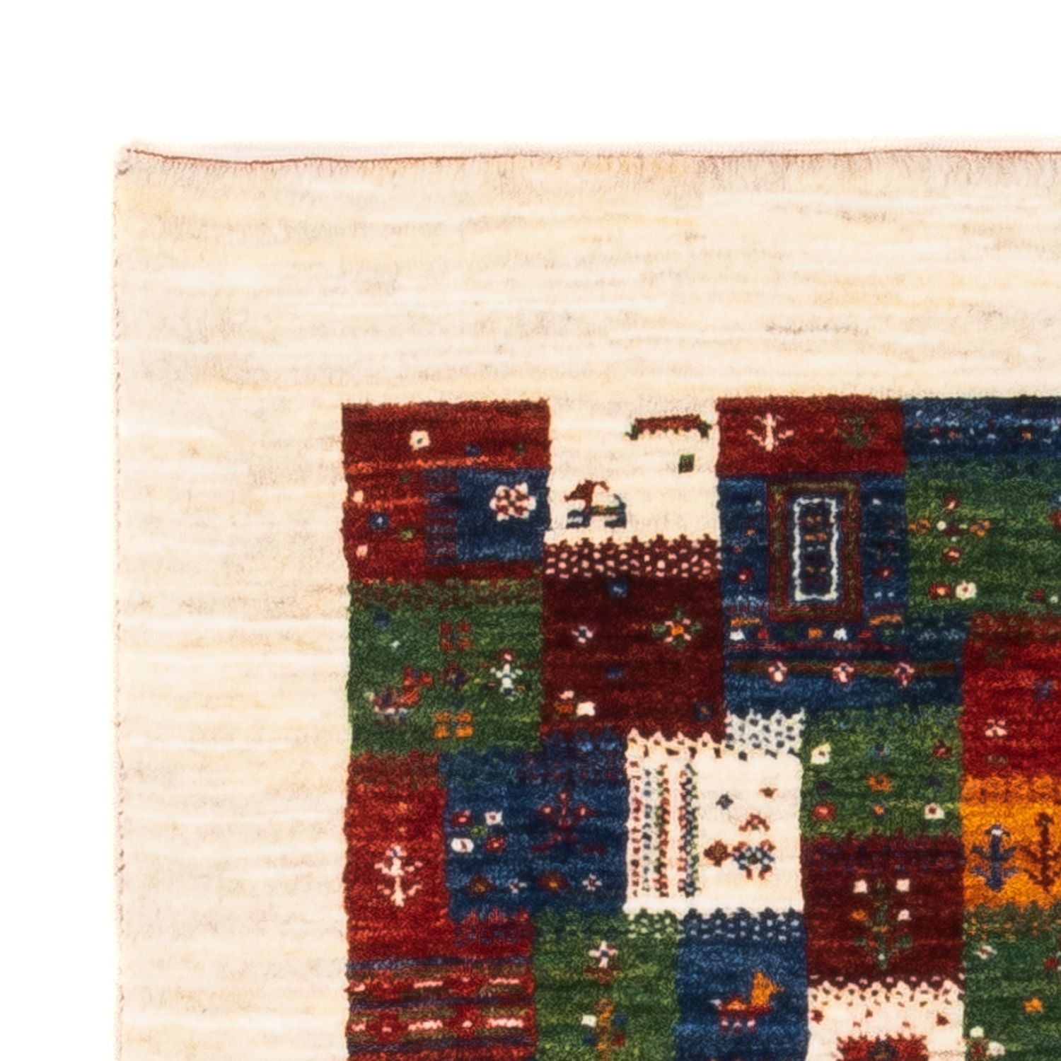 Gabbeh Teppich - Loribaft Perser - Royal - 125 x 83 cm - mehrfarbig