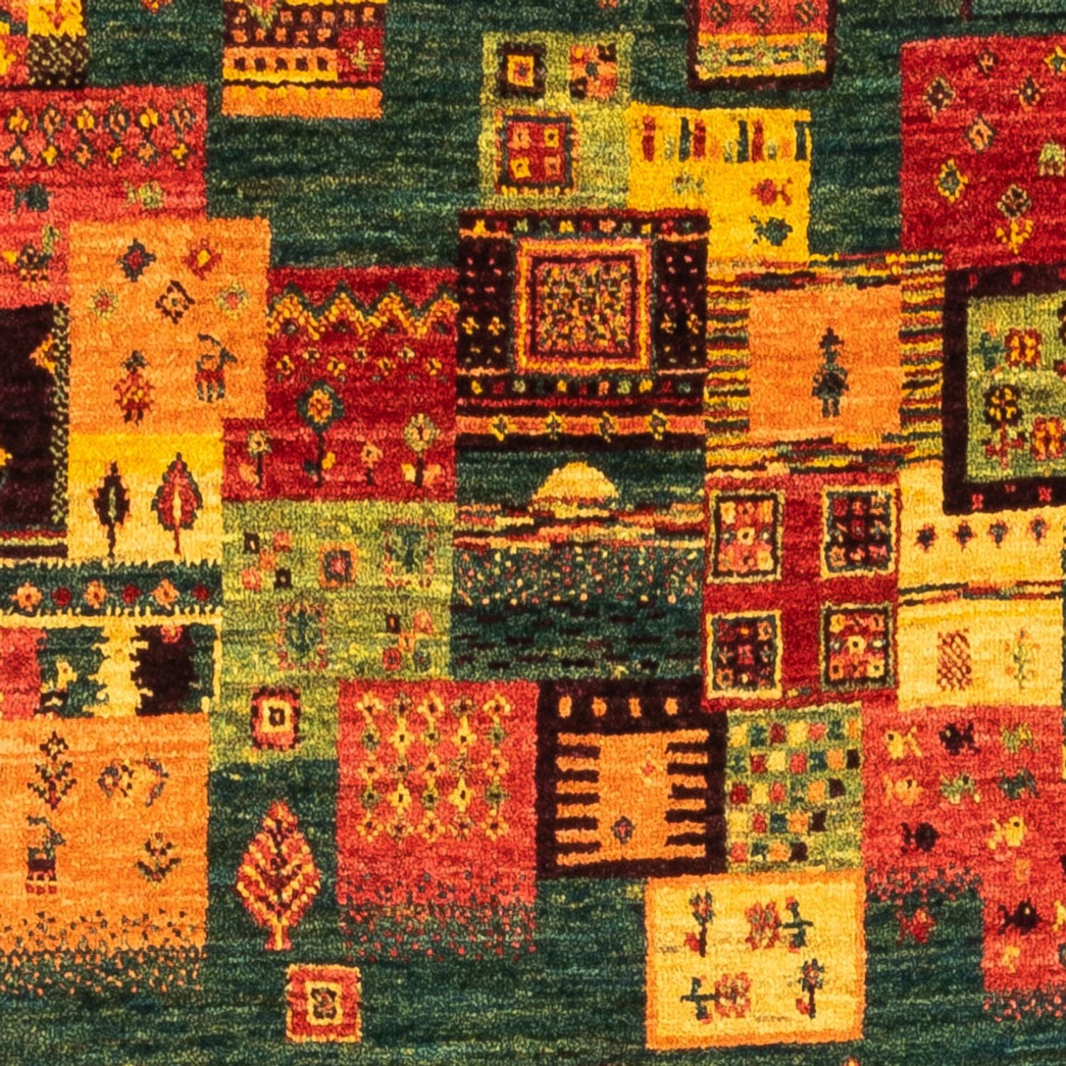 Gabbeh Teppich - Loribaft Perser - Royal - 137 x 84 cm - mehrfarbig