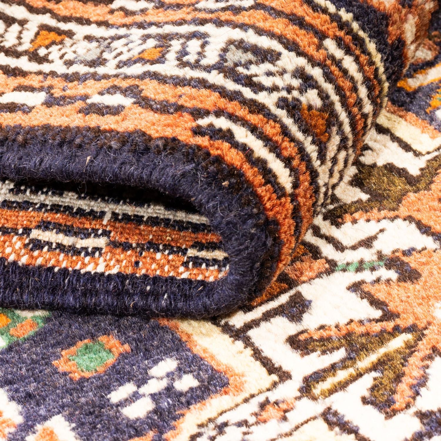 Perserteppich - Nomadic - 138 x 73 cm - rot
