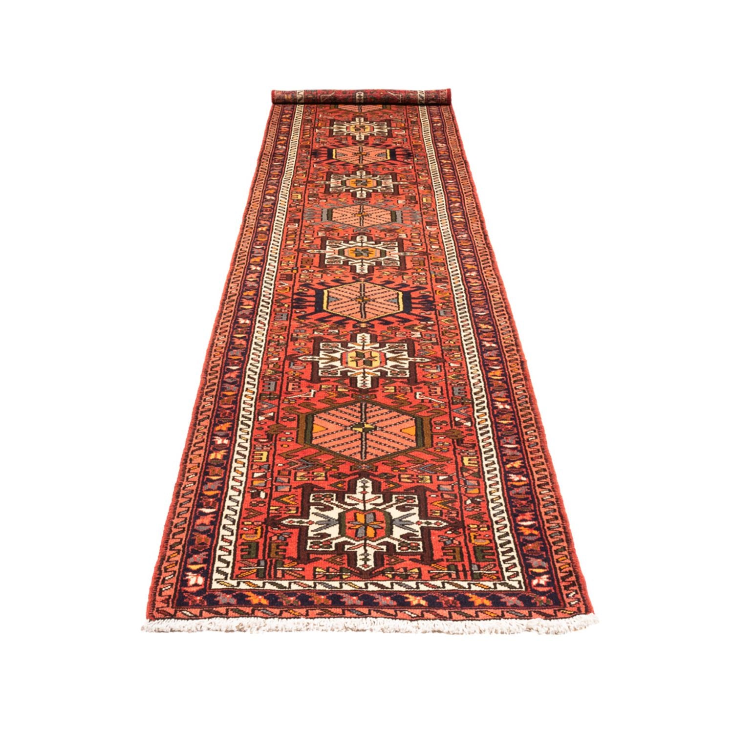 Läufer Perser - Nomadic - 394 x 73 cm - rot