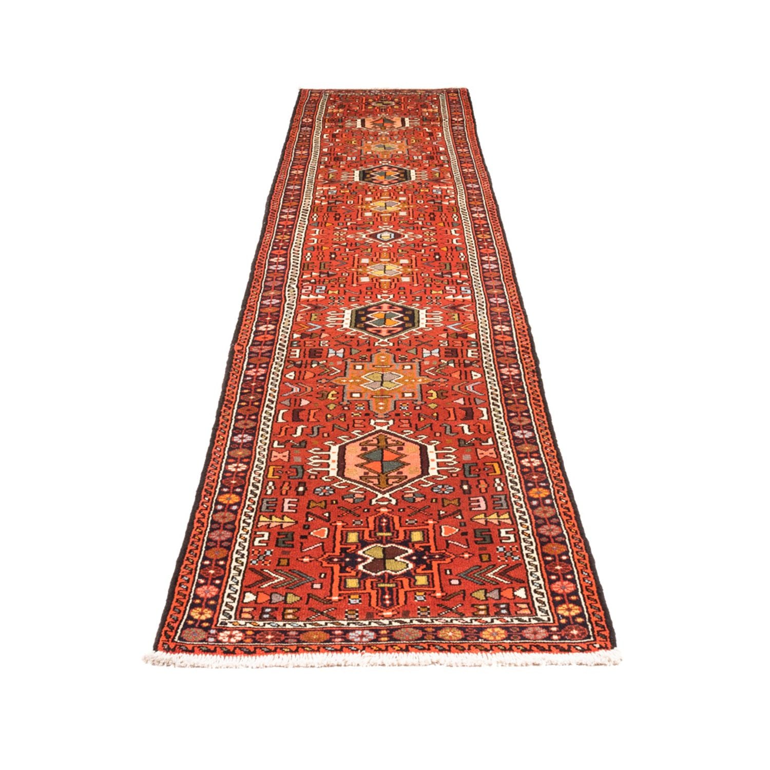 Läufer Perser - Nomadic - 374 x 76 cm - rot
