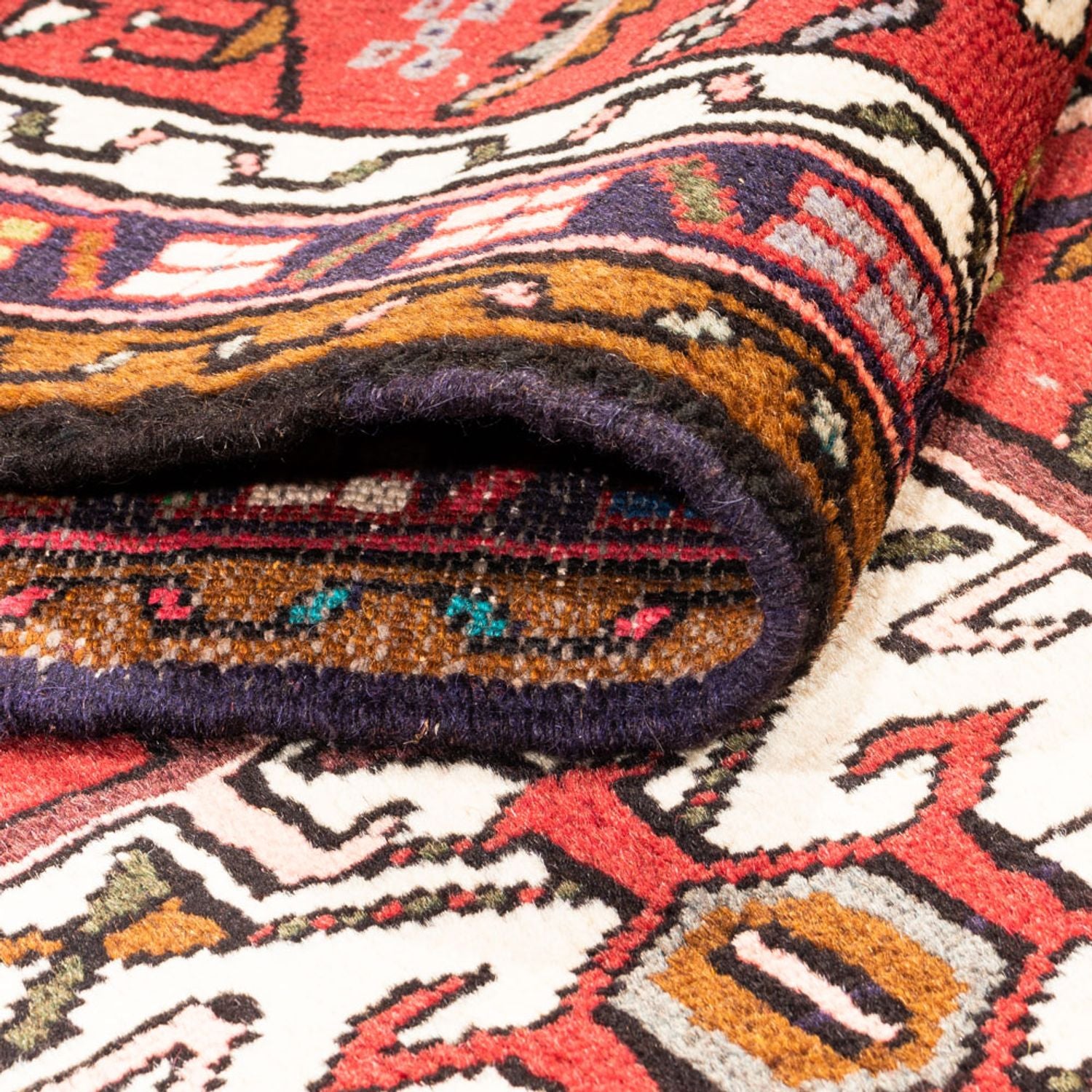 Läufer Perser - Nomadic - 390 x 70 cm - rot