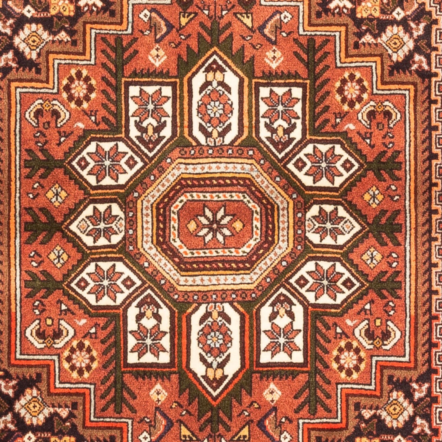 Perserteppich - Nomadic - 152 x 100 cm - dunkelbeige