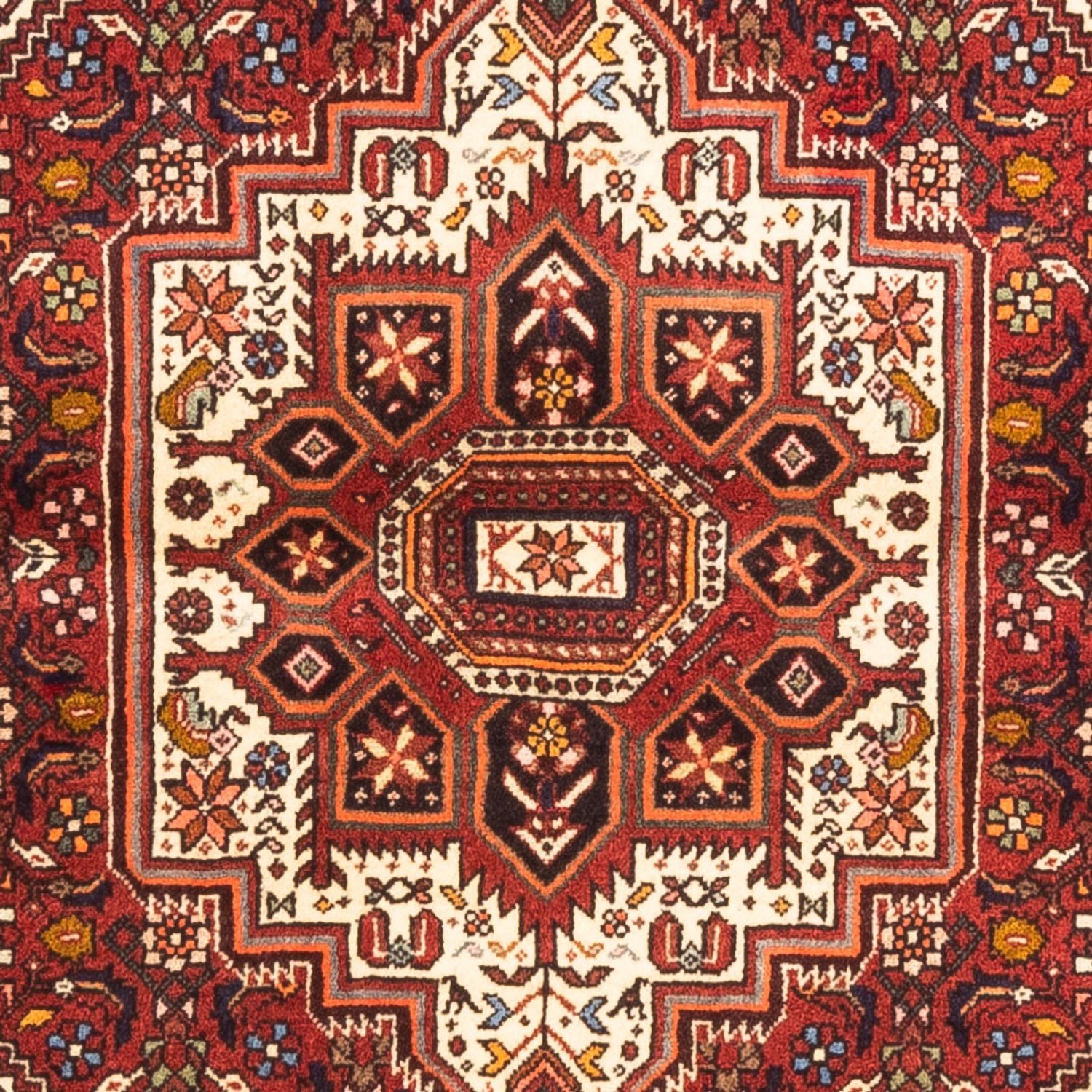 Perserteppich - Nomadic - 145 x 102 cm - rot