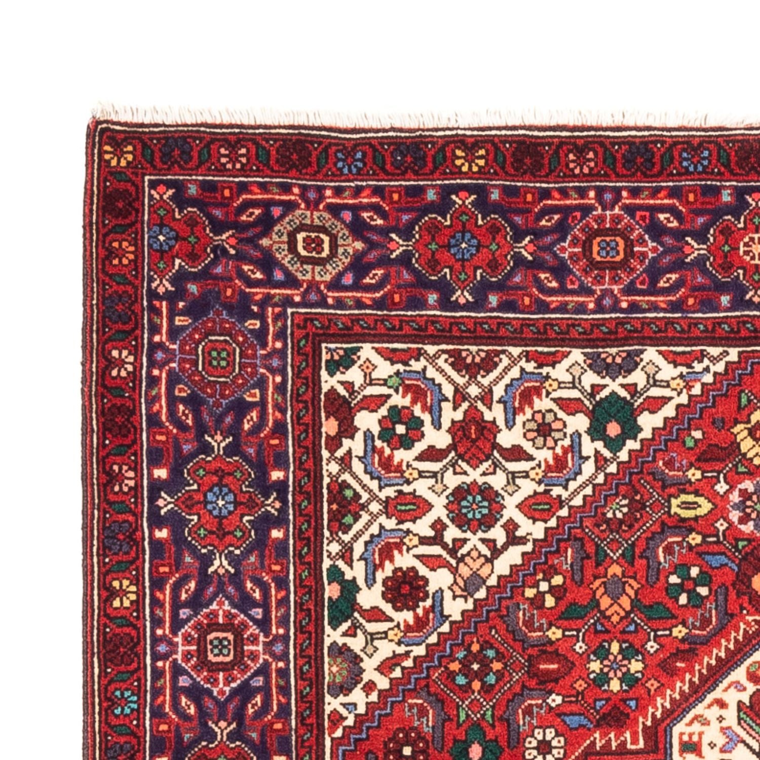 Perserteppich - Nomadic - 144 x 110 cm - rot