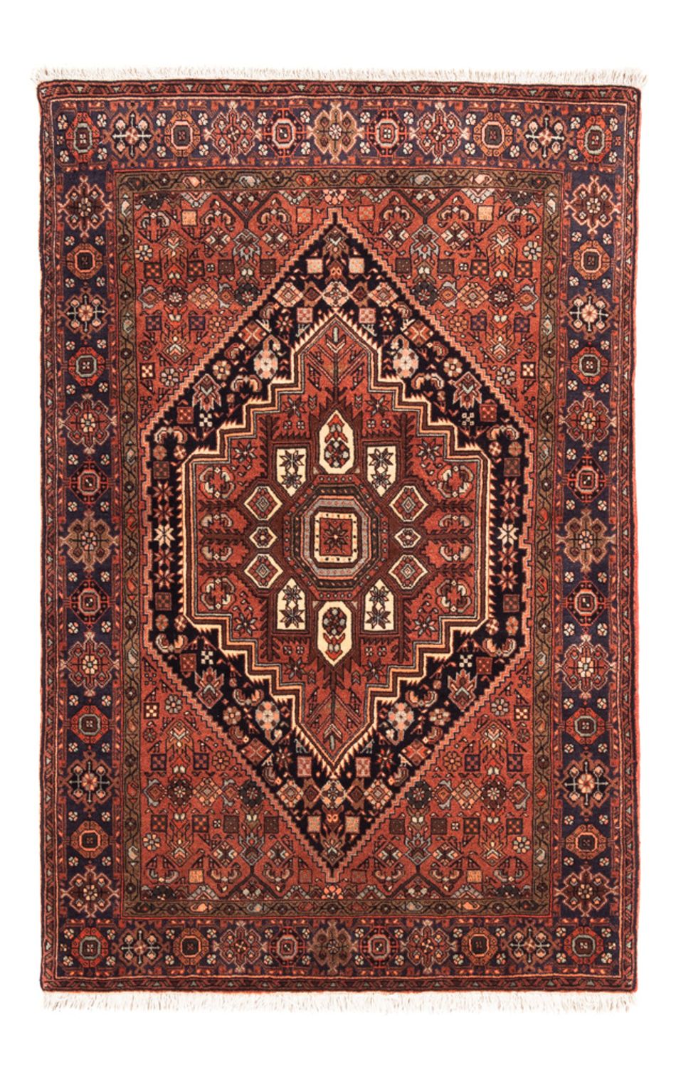 Perserteppich - Nomadic - 138 x 94 cm - rost
