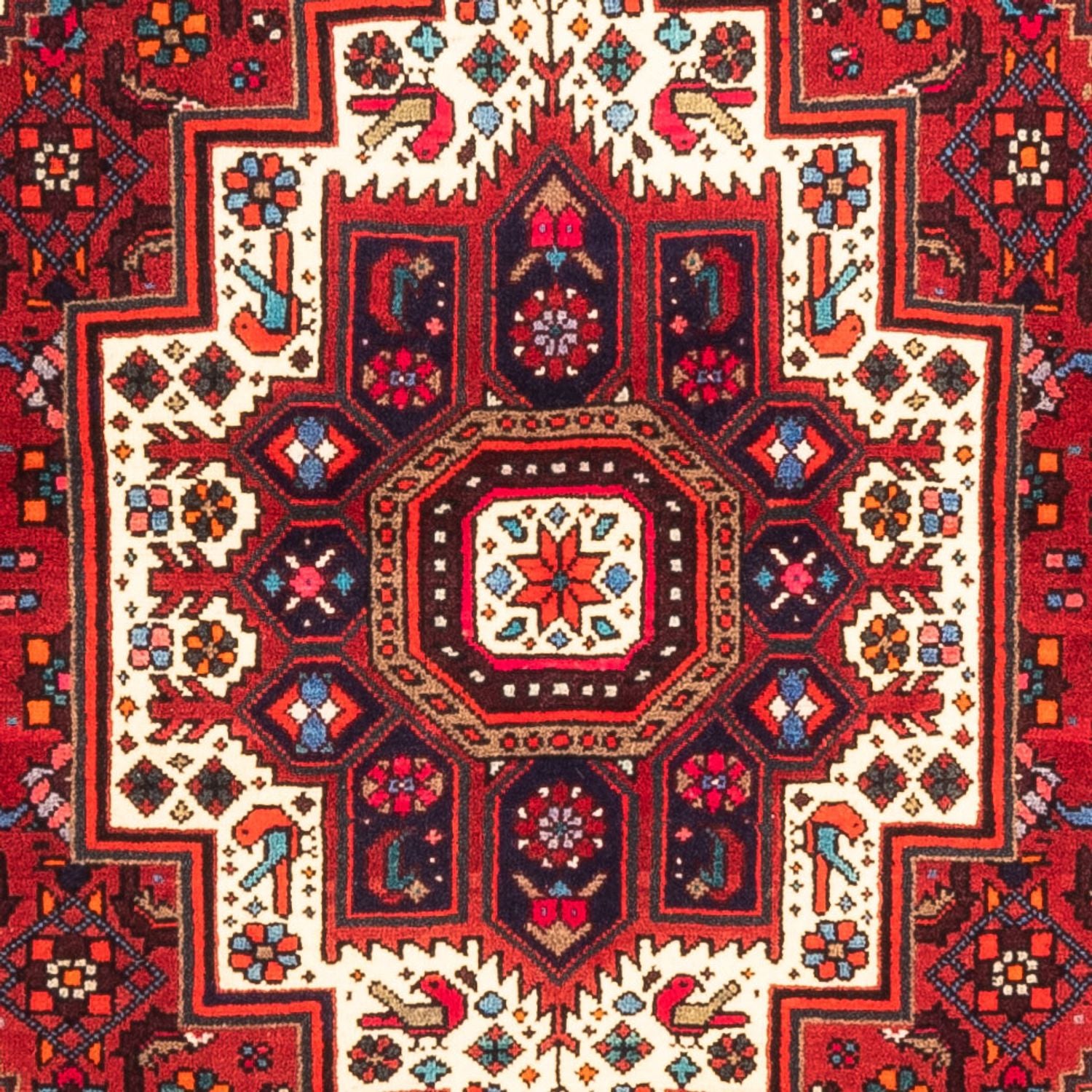 Perserteppich - Nomadic - 148 x 100 cm - rot
