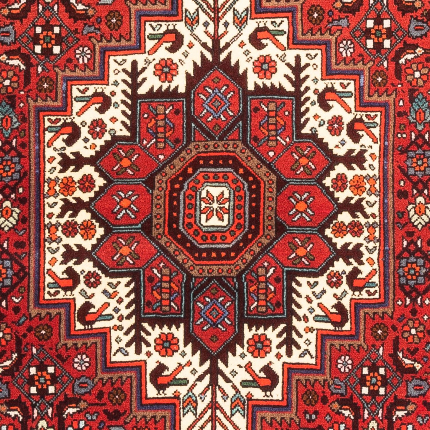Perserteppich - Nomadic - 160 x 100 cm - rot