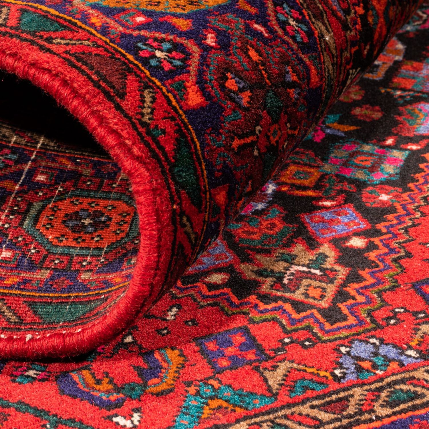 Perserteppich - Nomadic - 155 x 97 cm - rot