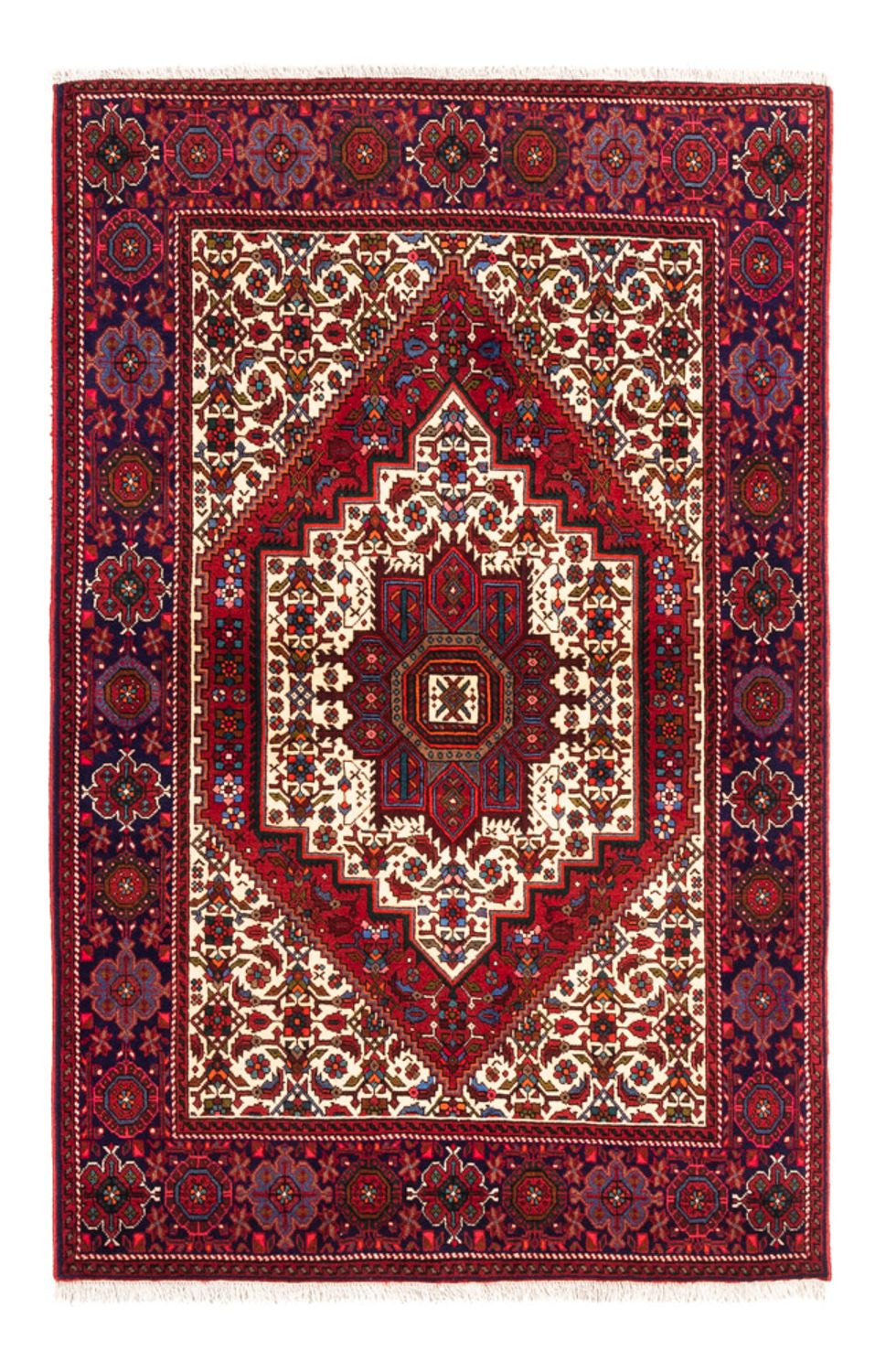 Perserteppich - Nomadic - 155 x 100 cm - rot