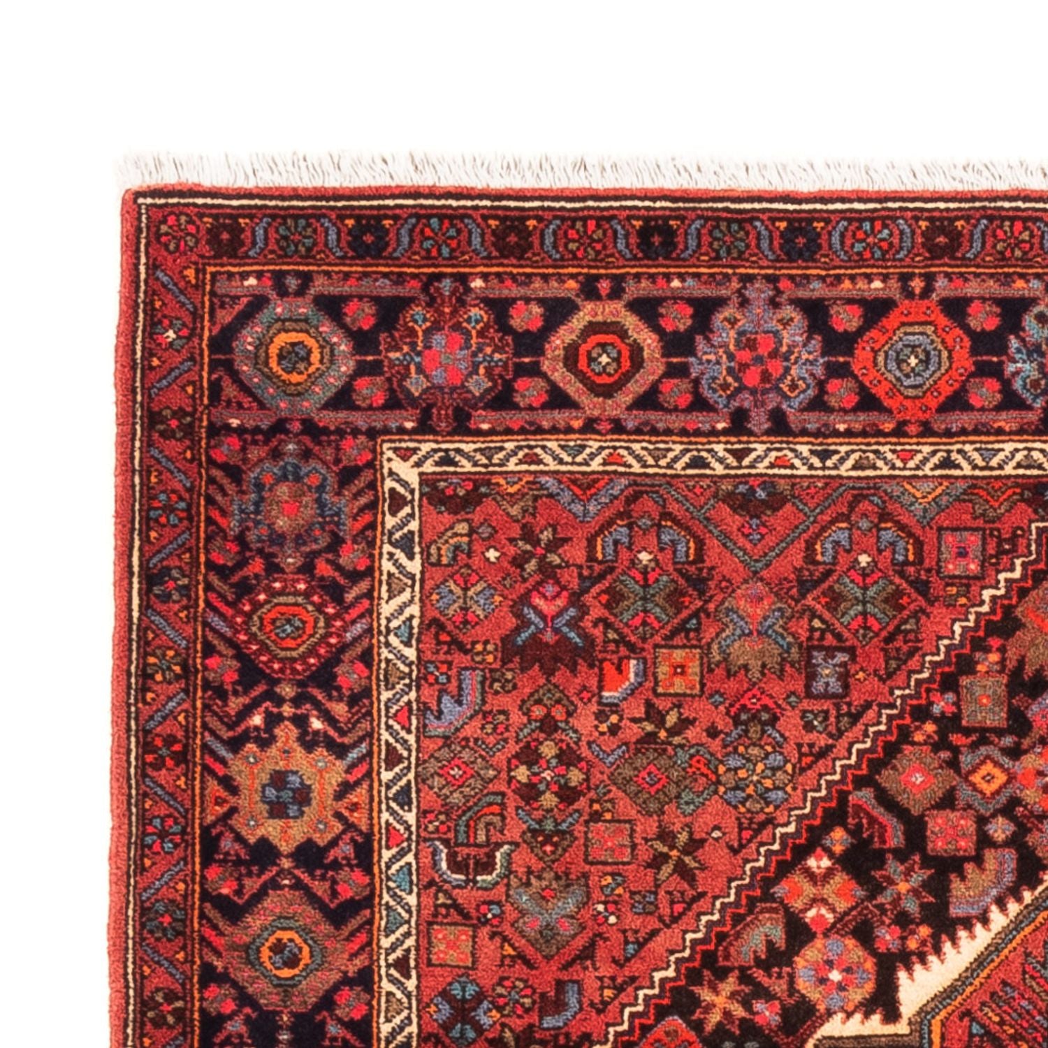 Perserteppich - Nomadic - 146 x 104 cm - rot