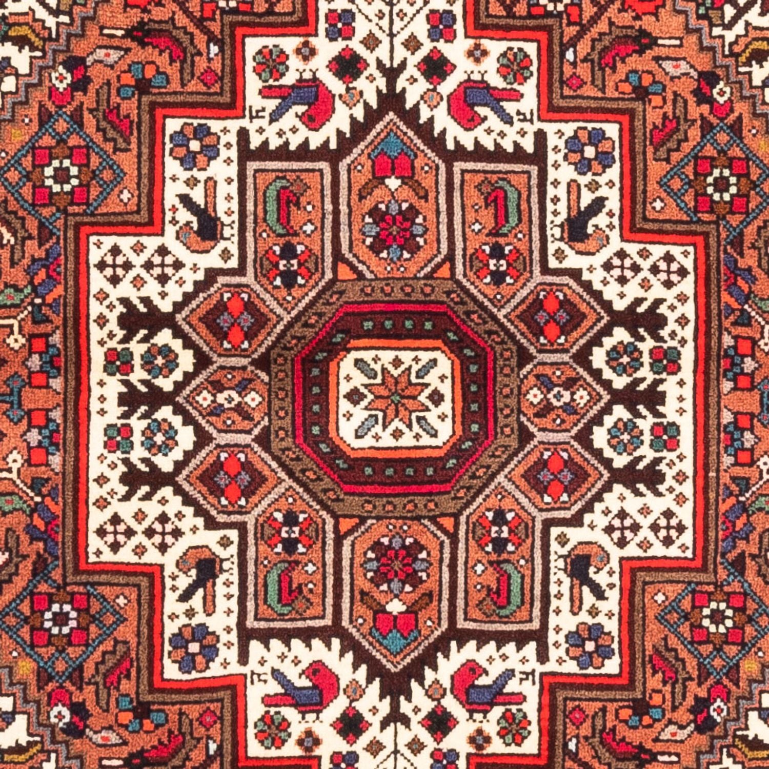 Perserteppich - Nomadic - 146 x 100 cm - rot