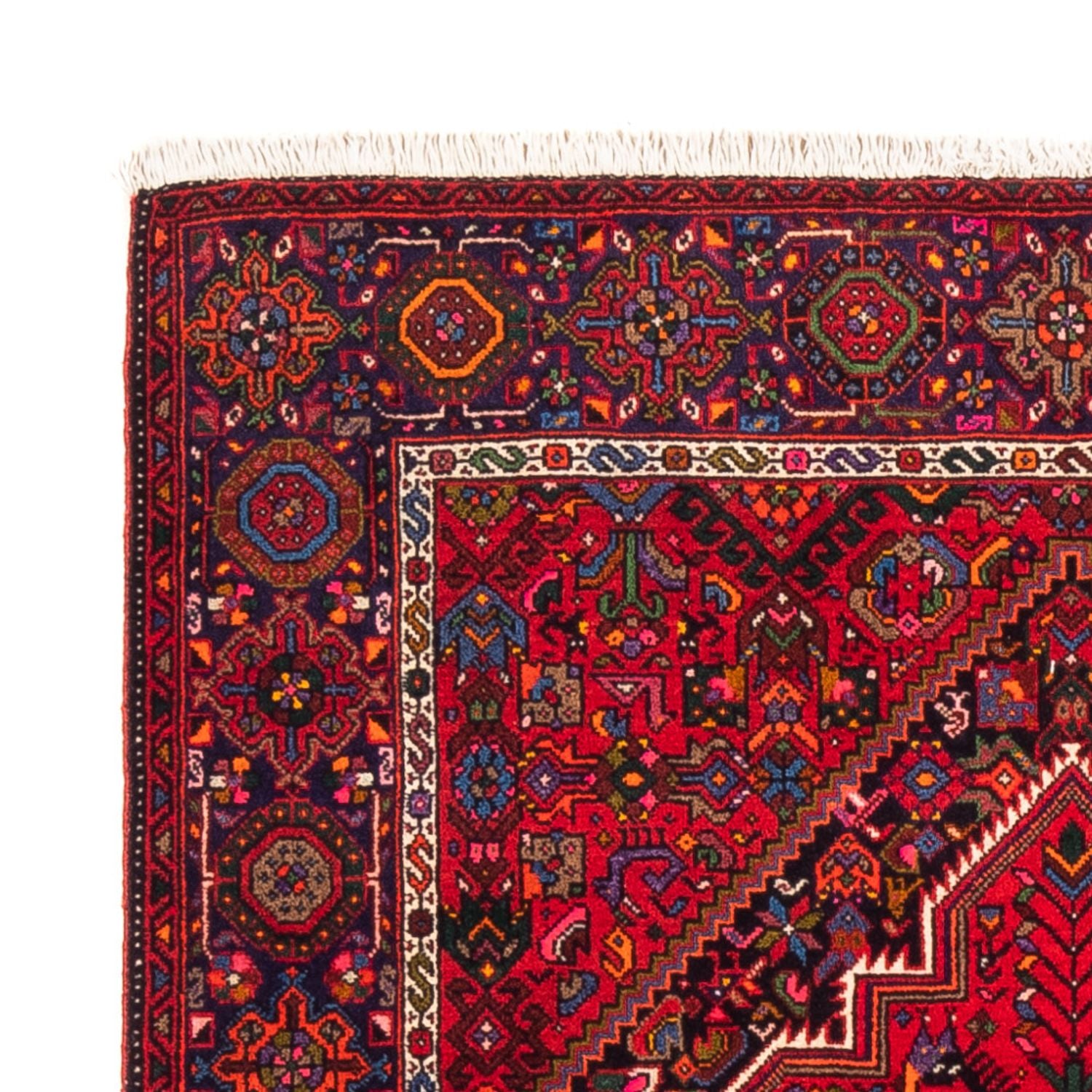 Perserteppich - Nomadic - 144 x 100 cm - rot