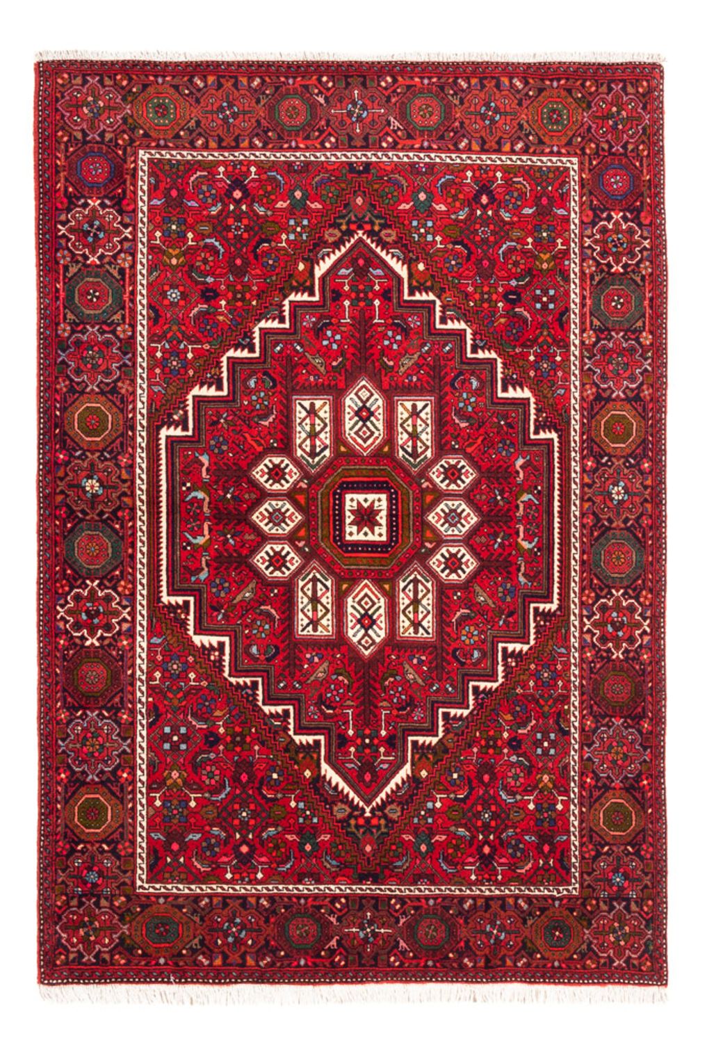 Perserteppich - Nomadic - 145 x 100 cm - rot