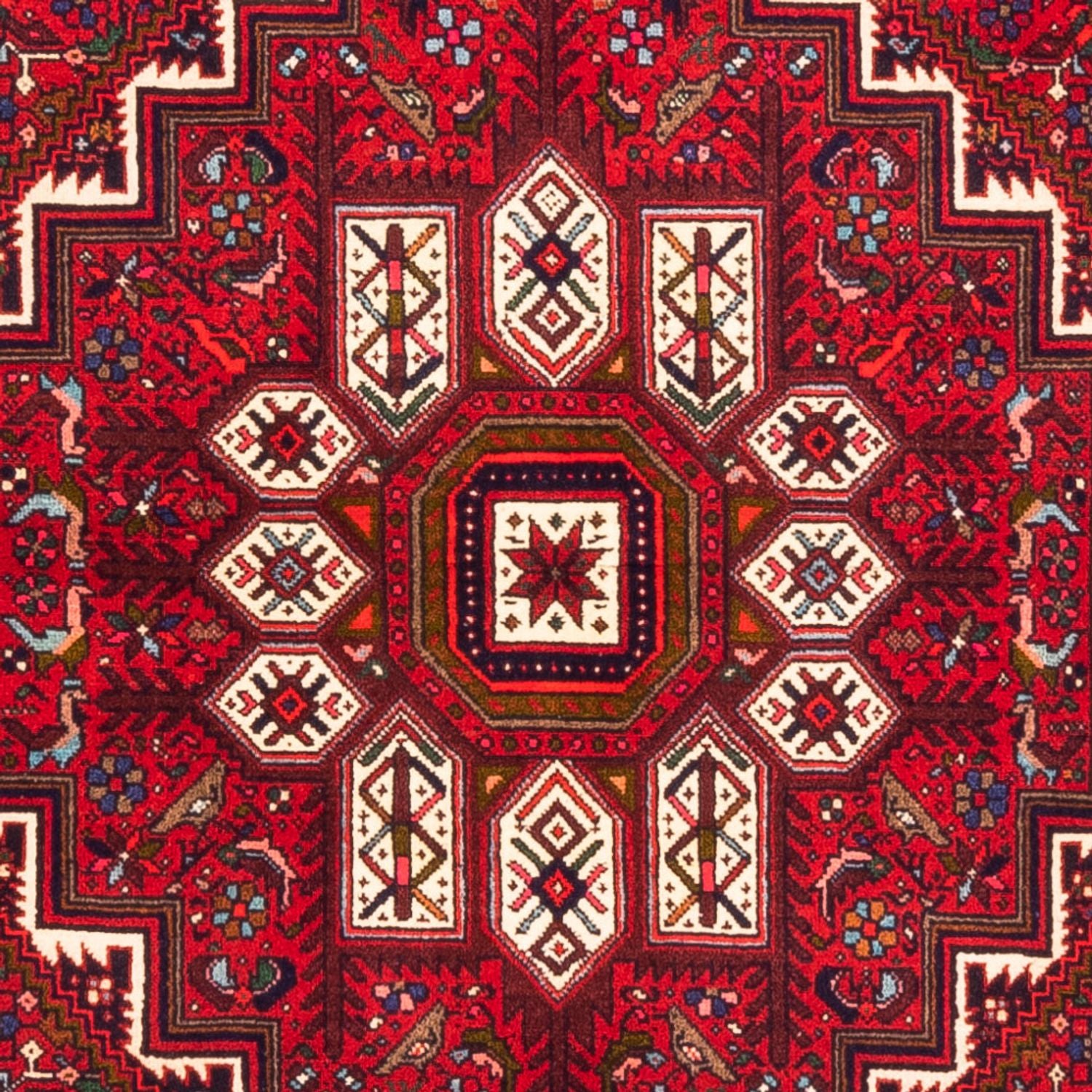 Perserteppich - Nomadic - 145 x 100 cm - rot