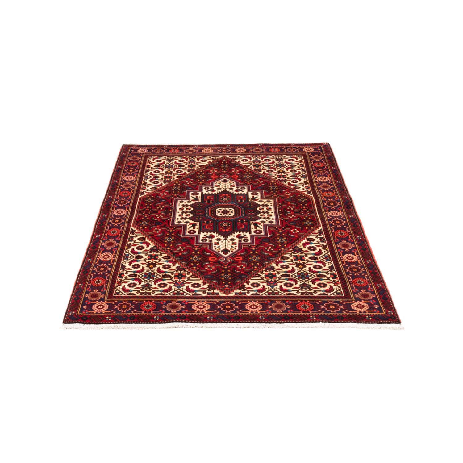 Perserteppich - Nomadic - 146 x 102 cm - rot