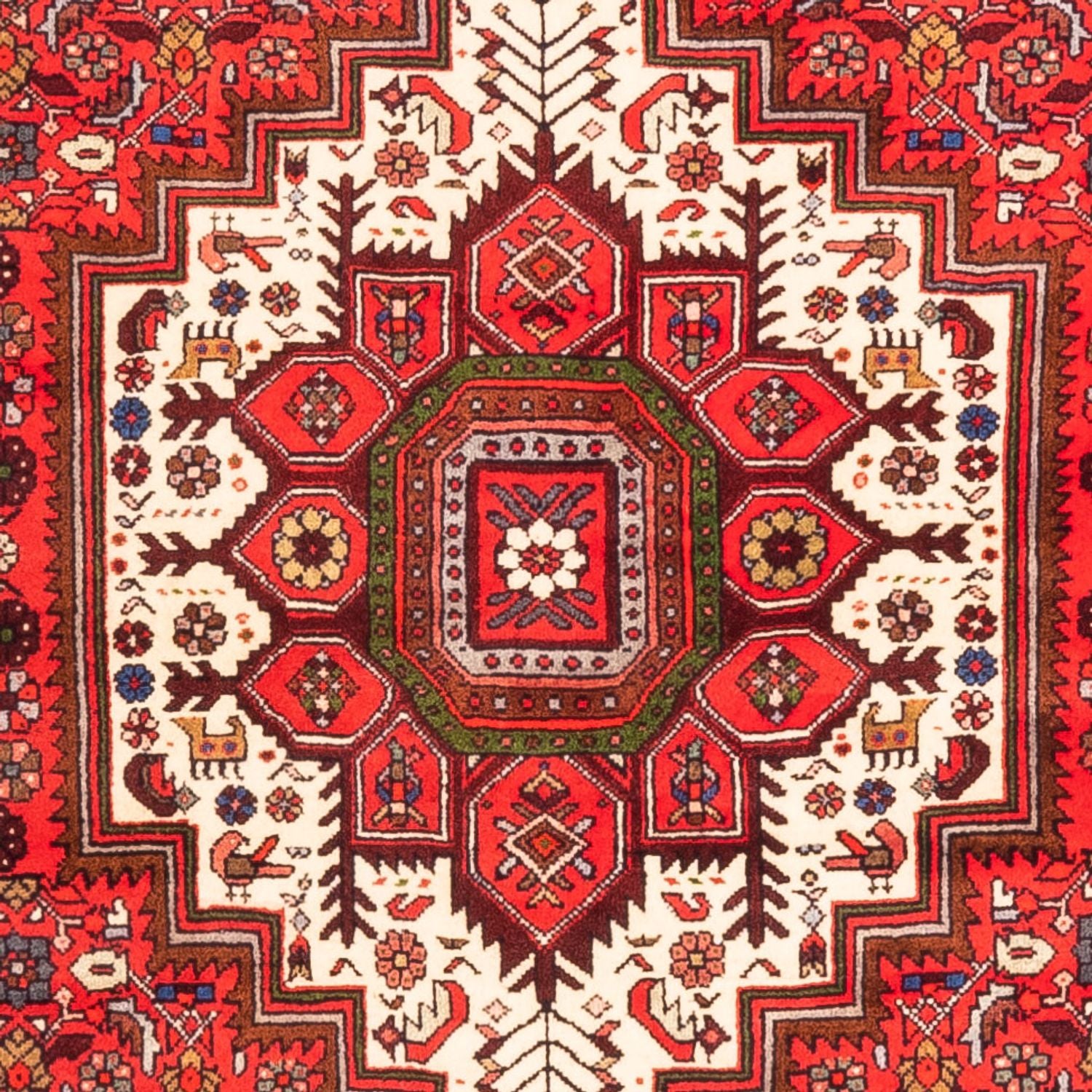 Perserteppich - Nomadic - 147 x 100 cm - rot