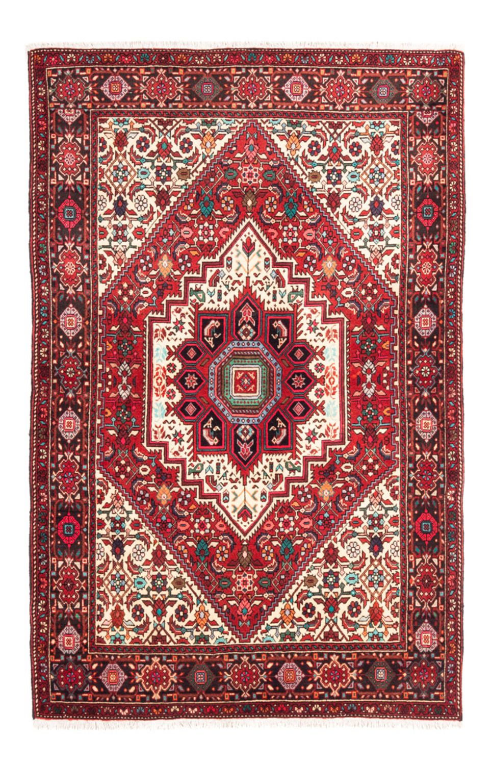 Perserteppich - Nomadic - 152 x 102 cm - rot