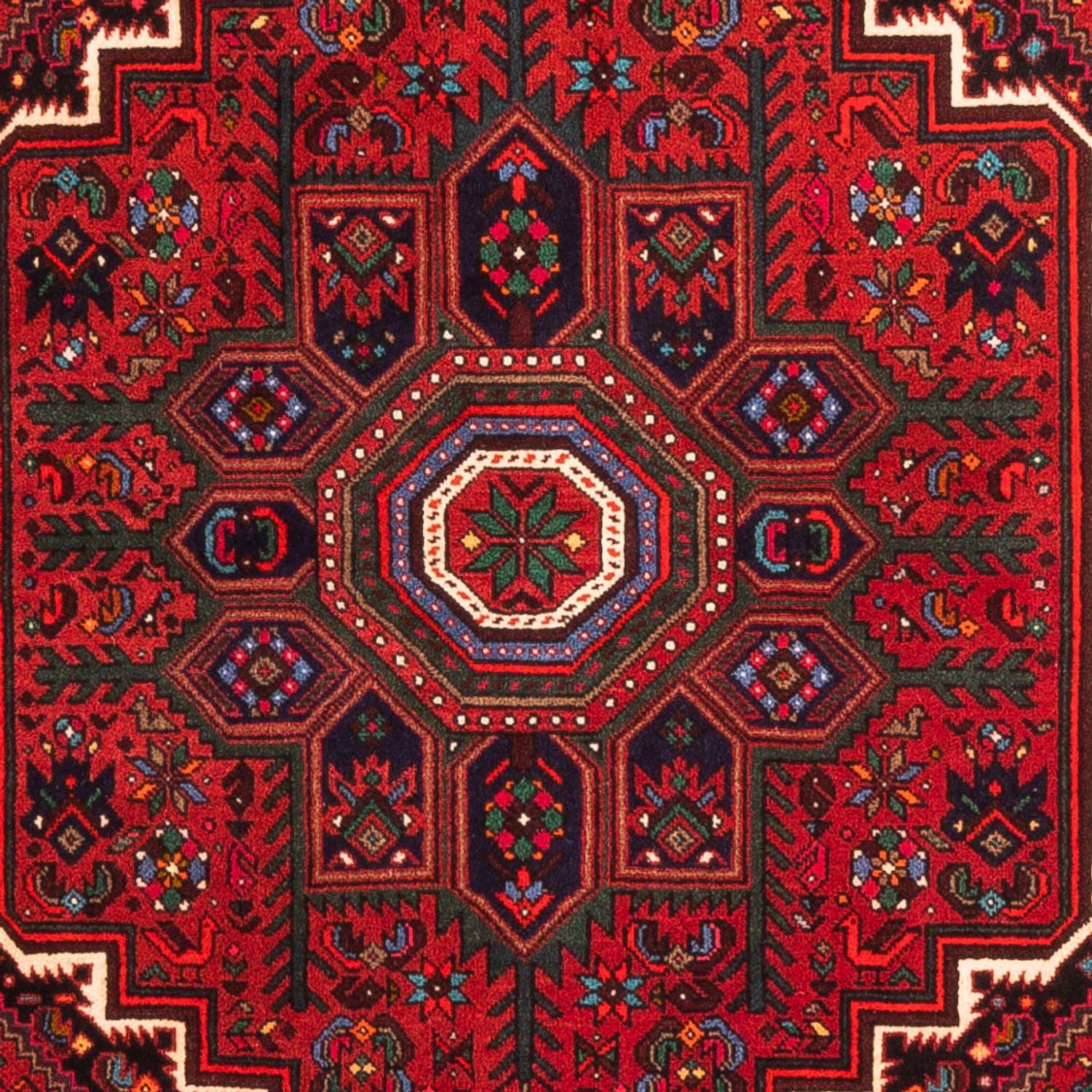 Perserteppich - Nomadic - 150 x 102 cm - rot