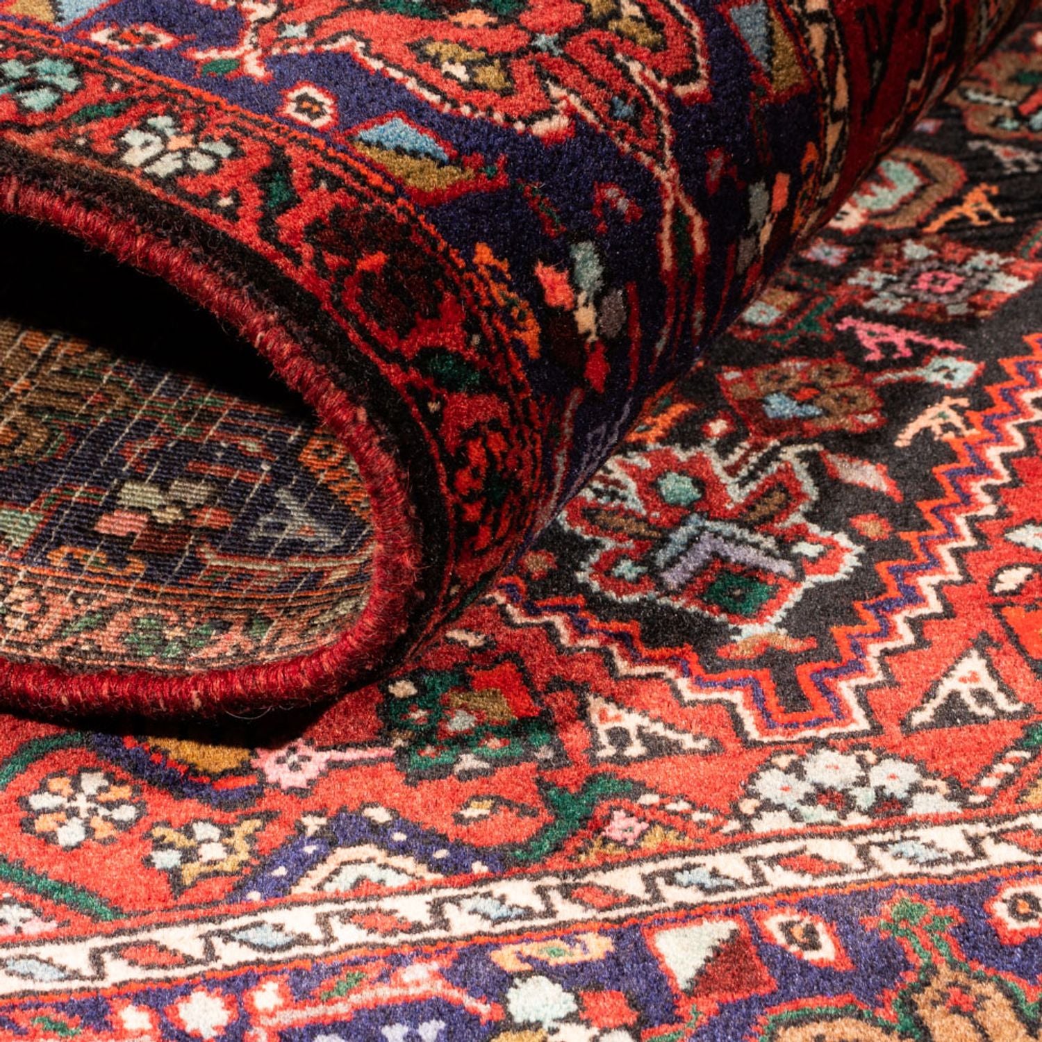Perserteppich - Nomadic - 152 x 100 cm - rot