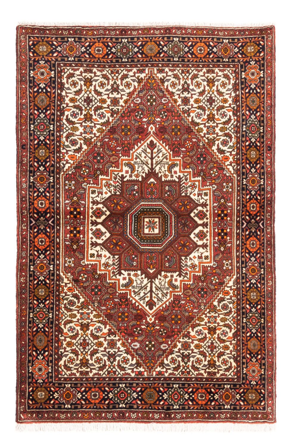 Perserteppich - Nomadic - 149 x 100 cm - rot
