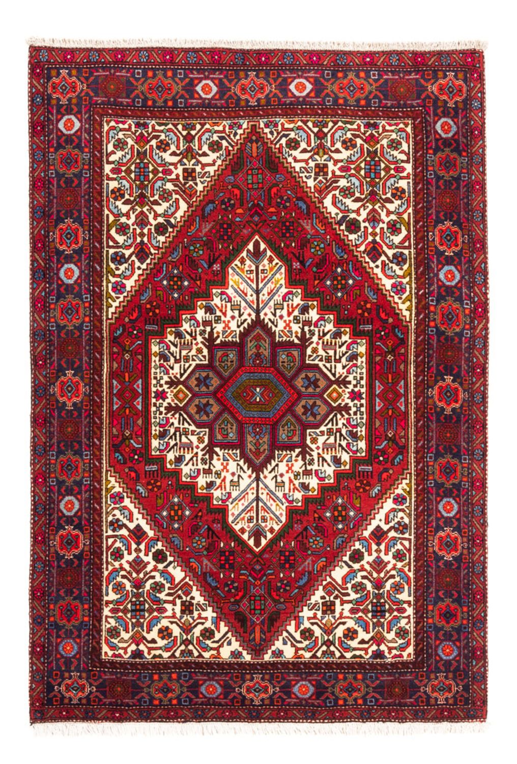 Perserteppich - Nomadic - 146 x 100 cm - rot