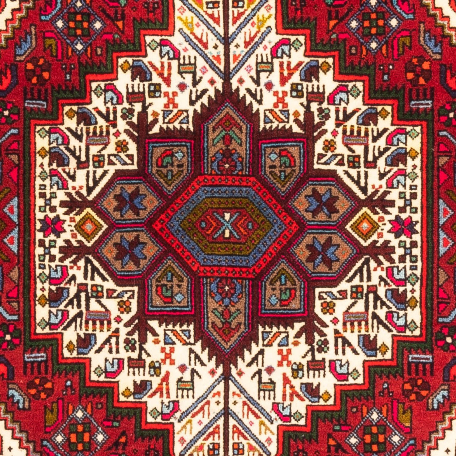 Perserteppich - Nomadic - 146 x 100 cm - rot